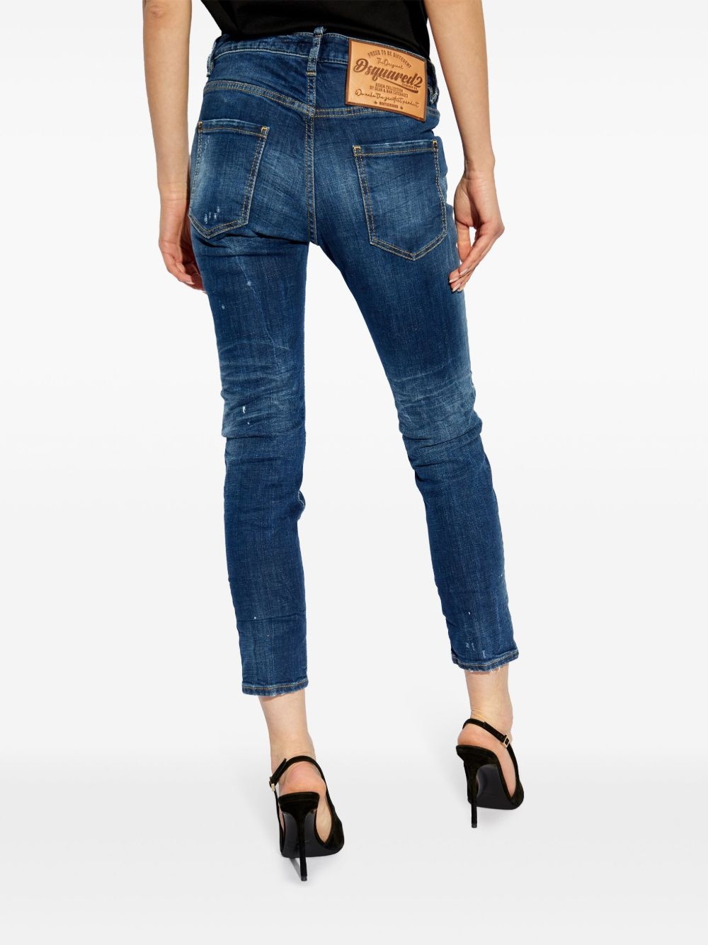 cropped jeans - 4