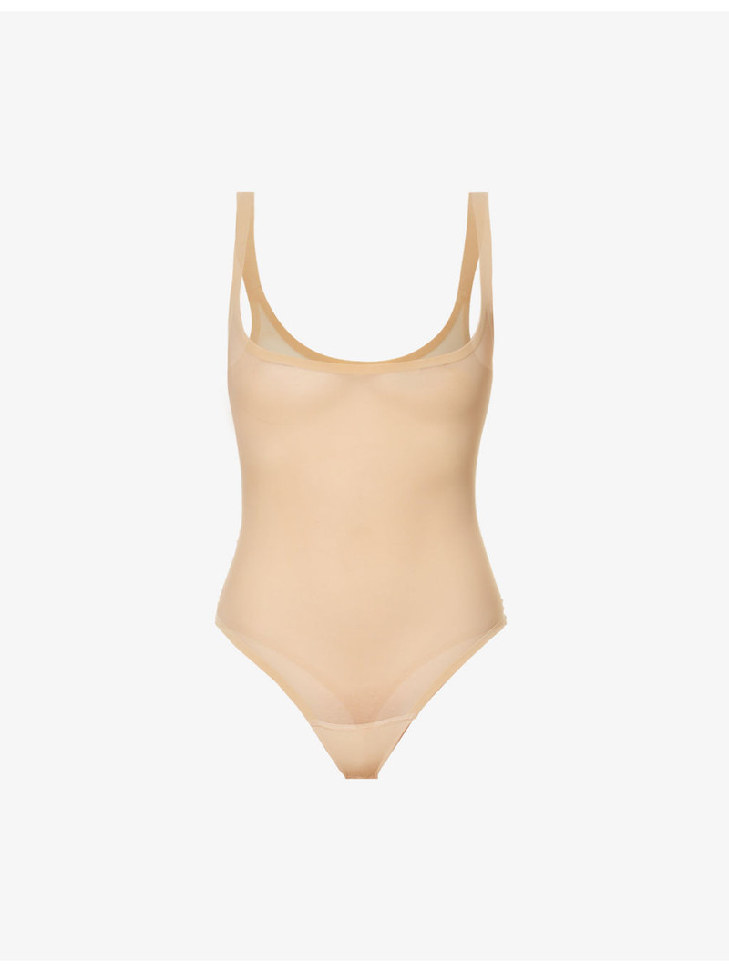 Scoop-neckline stretch-mesh body 1