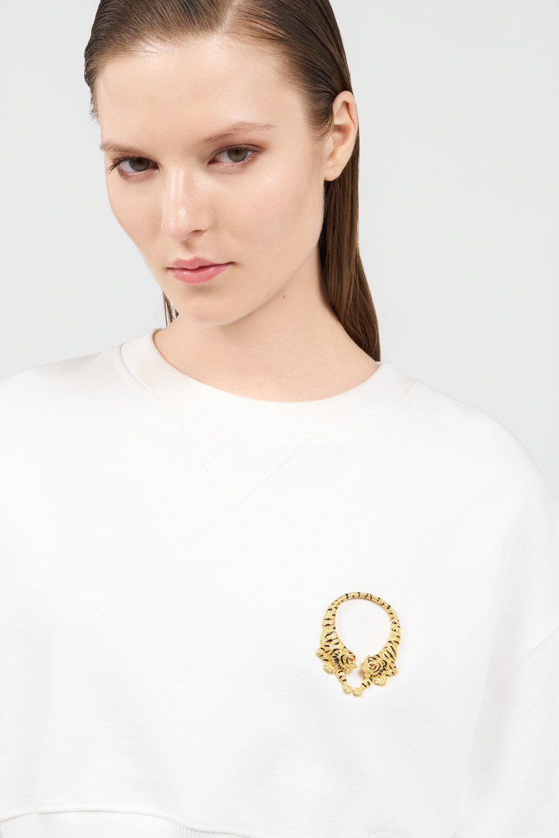 Roar Sweatshirt White 7