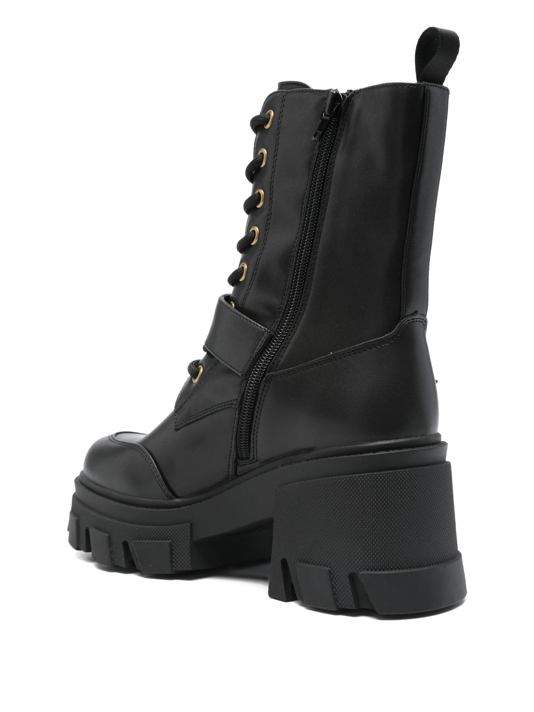 Versace Jeans Couture Lace-up Buckled Boots - 3