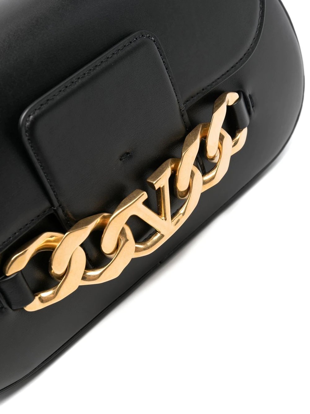 VLogo leather bag - 5