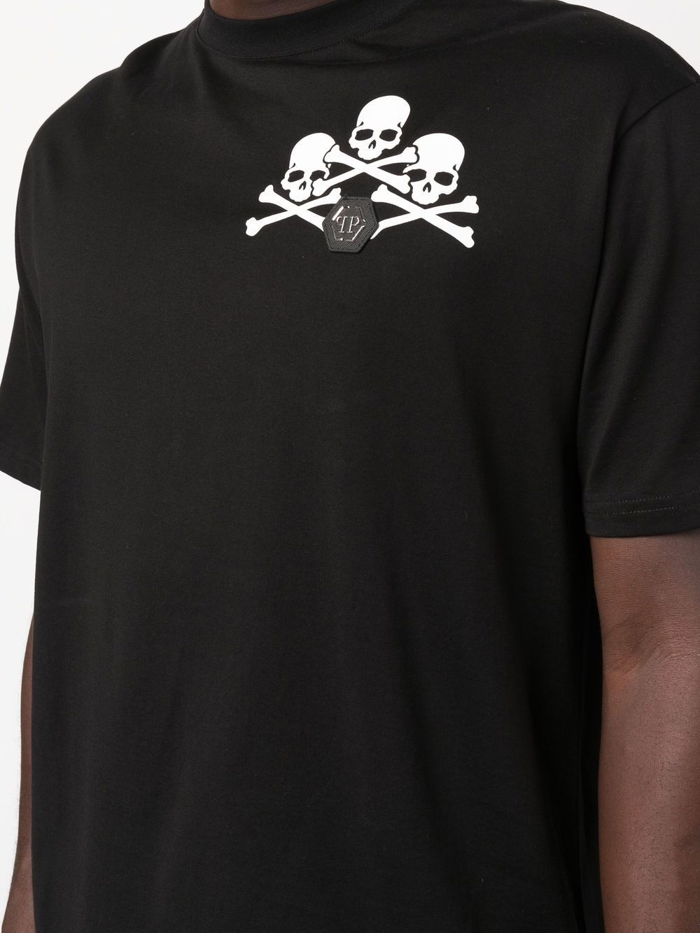 skull-print detail T-shirt - 5