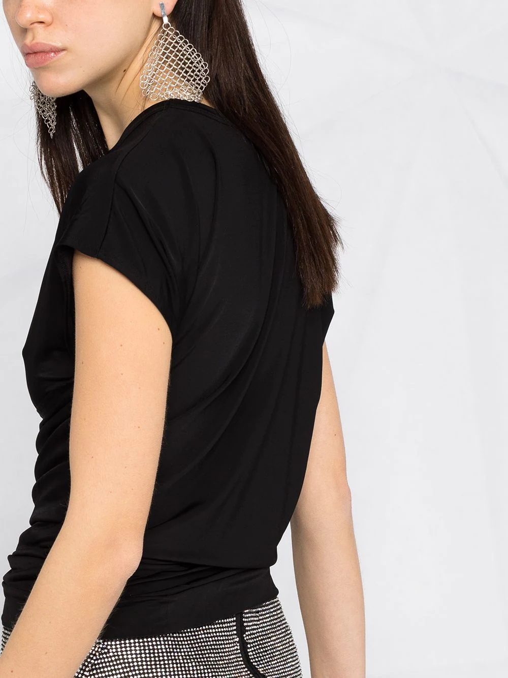 side-wrap T-shirt - 3