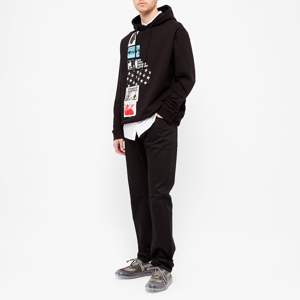 Raf Simons Regular Fit Patch Hoody - 5