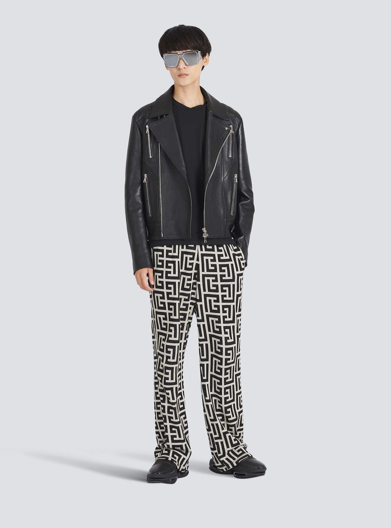 Balmain Leather biker jacket outlook