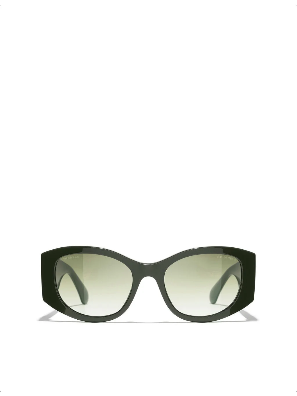CH5524 Oval-Frame Acetate Sunglasses - 1