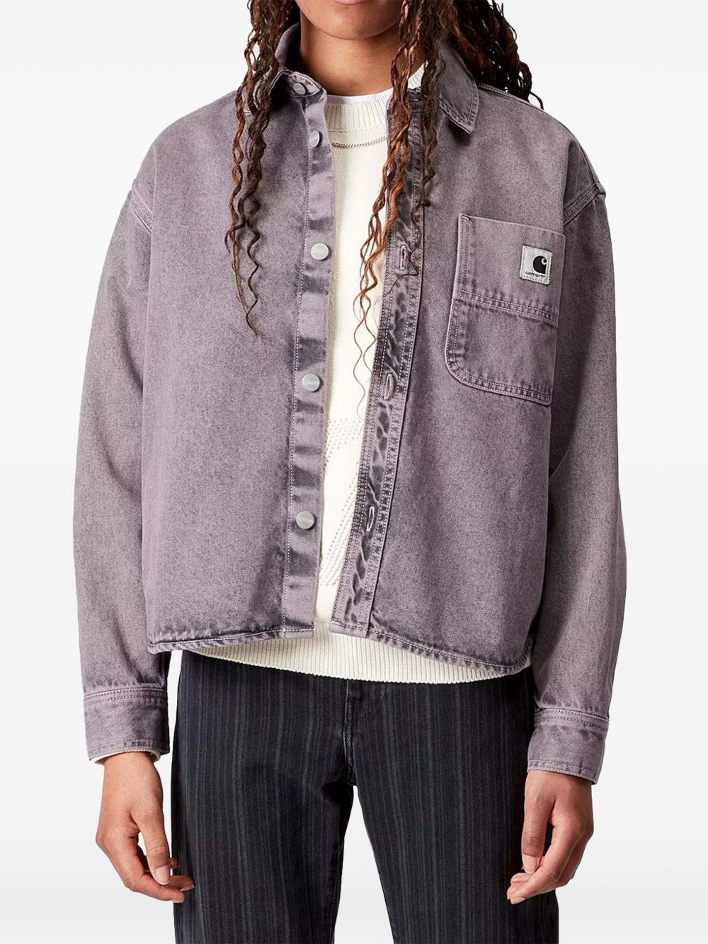 Georgia pocket-detail overshirt - 2