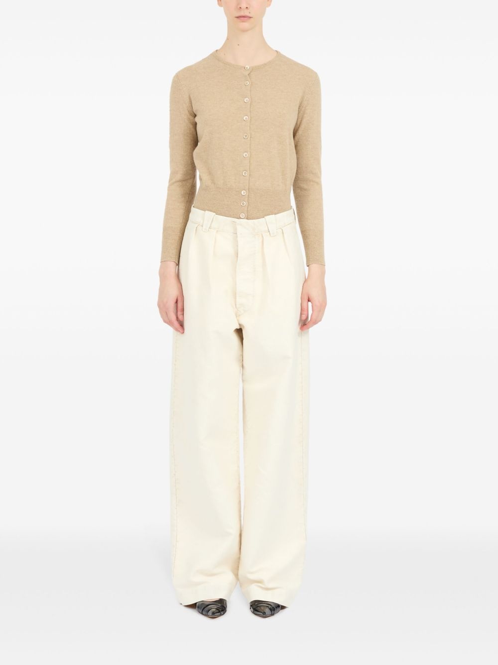 wide-leg tailored trousers - 2