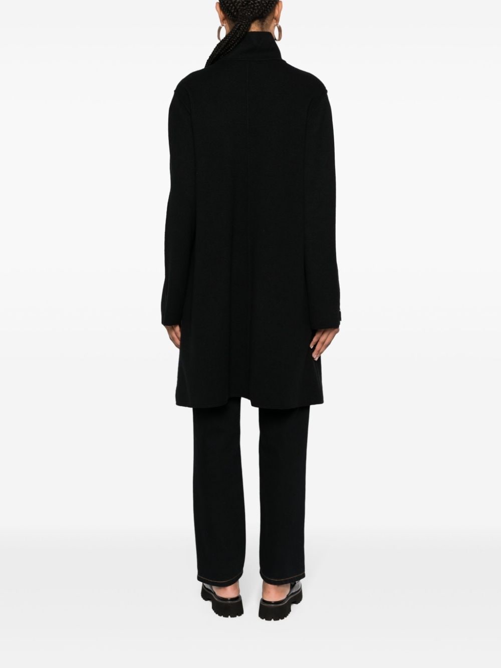 long-sleeve cardi-coat - 4