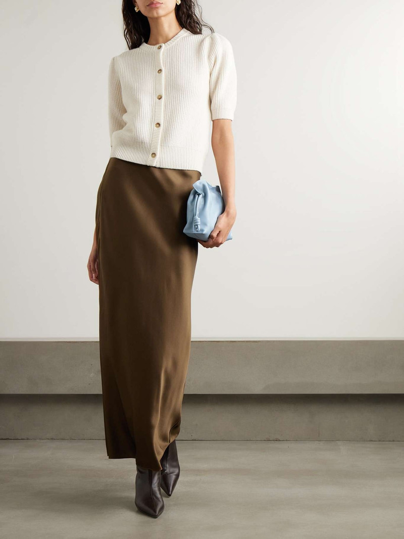 FRAME Silk-satin maxi skirt outlook