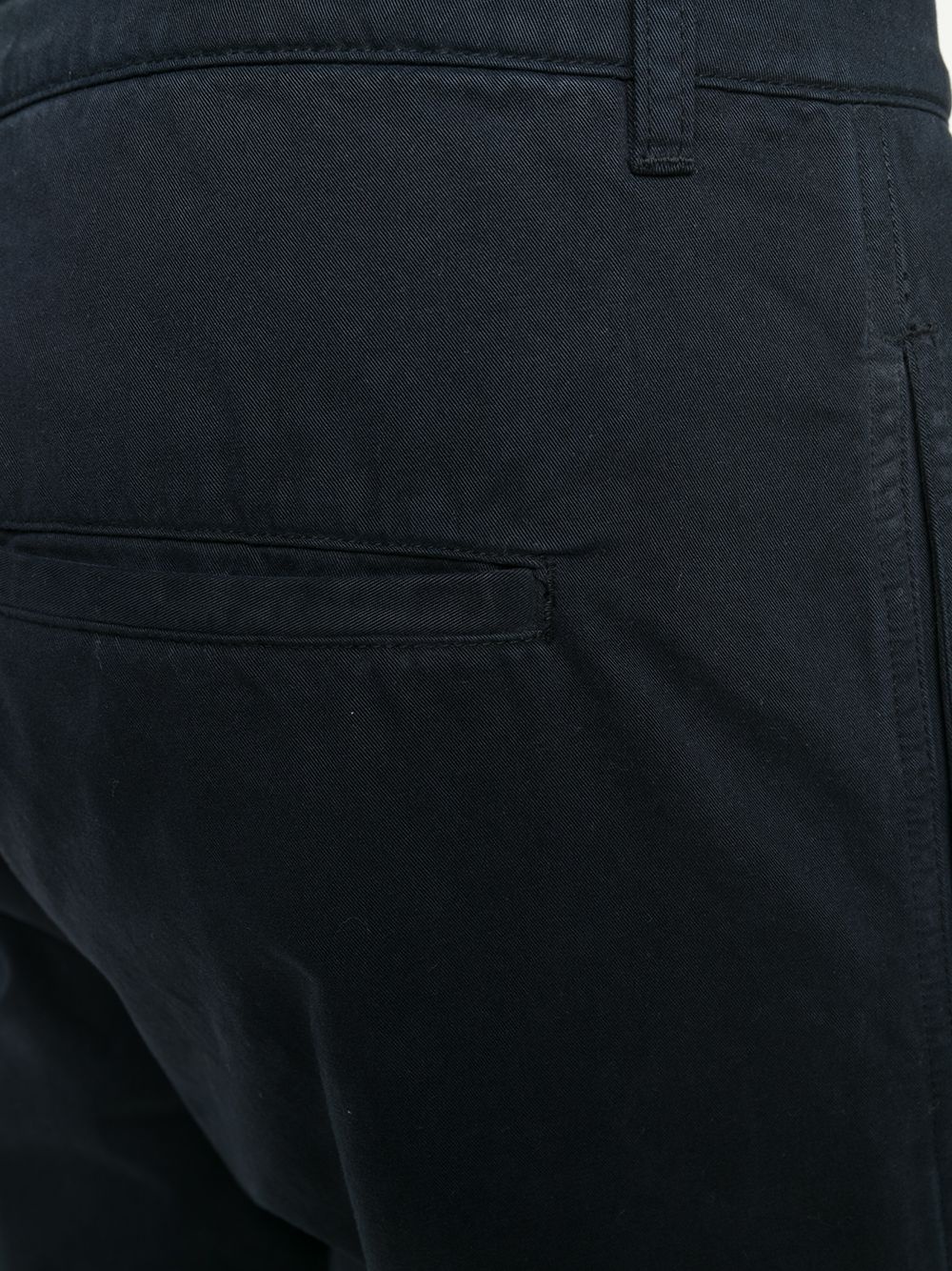 straight-leg cotton trousers - 5