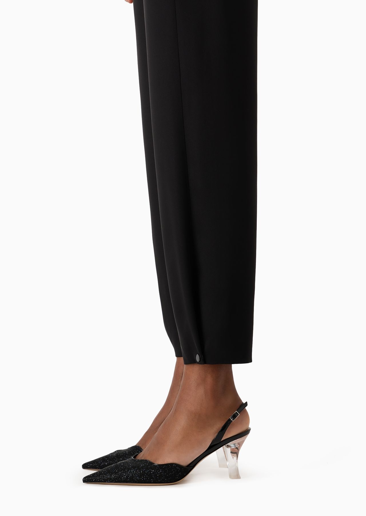 Straight-cut trousers in double silk satin - 6