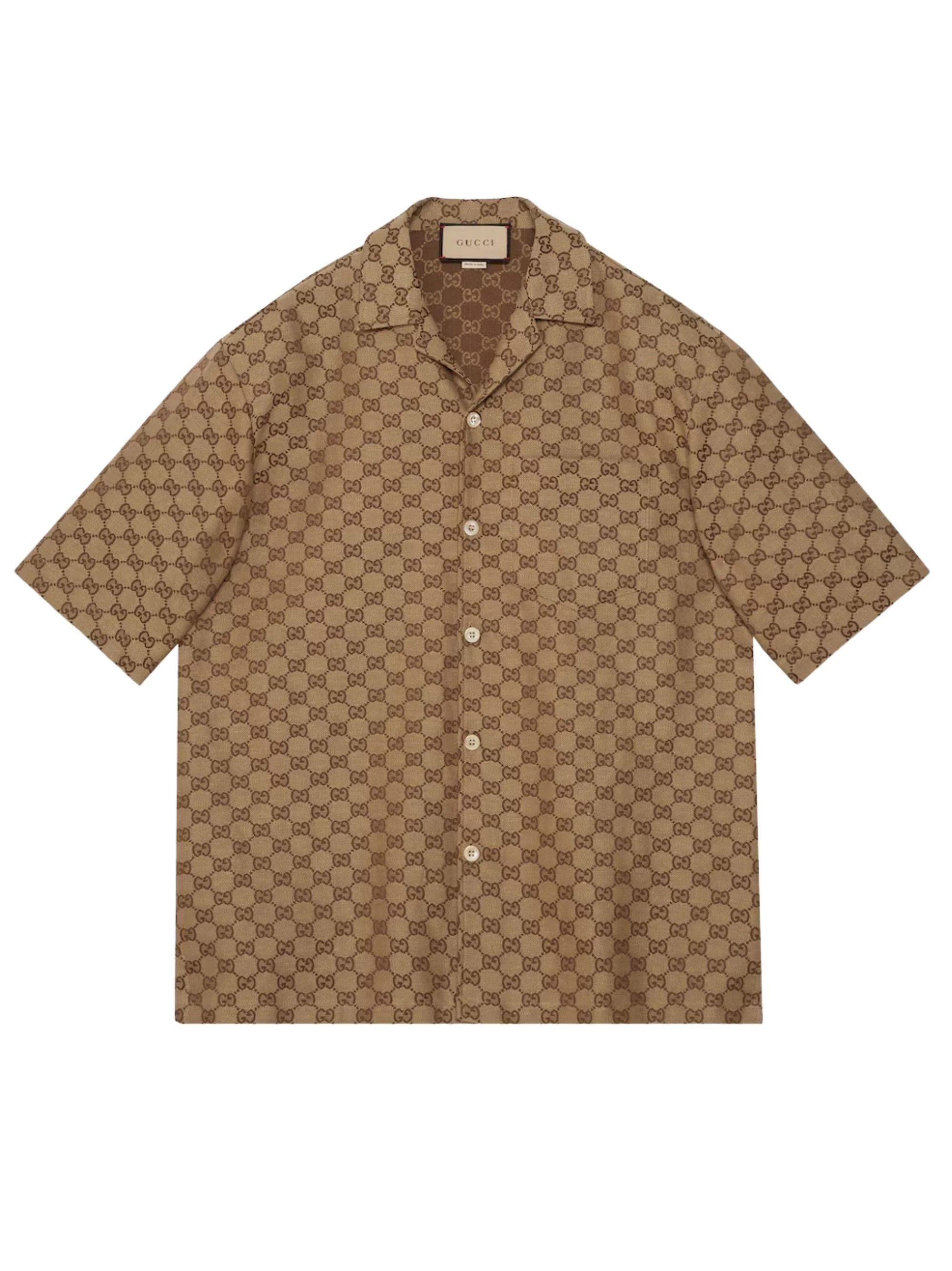 Shirt with GG motif - 1