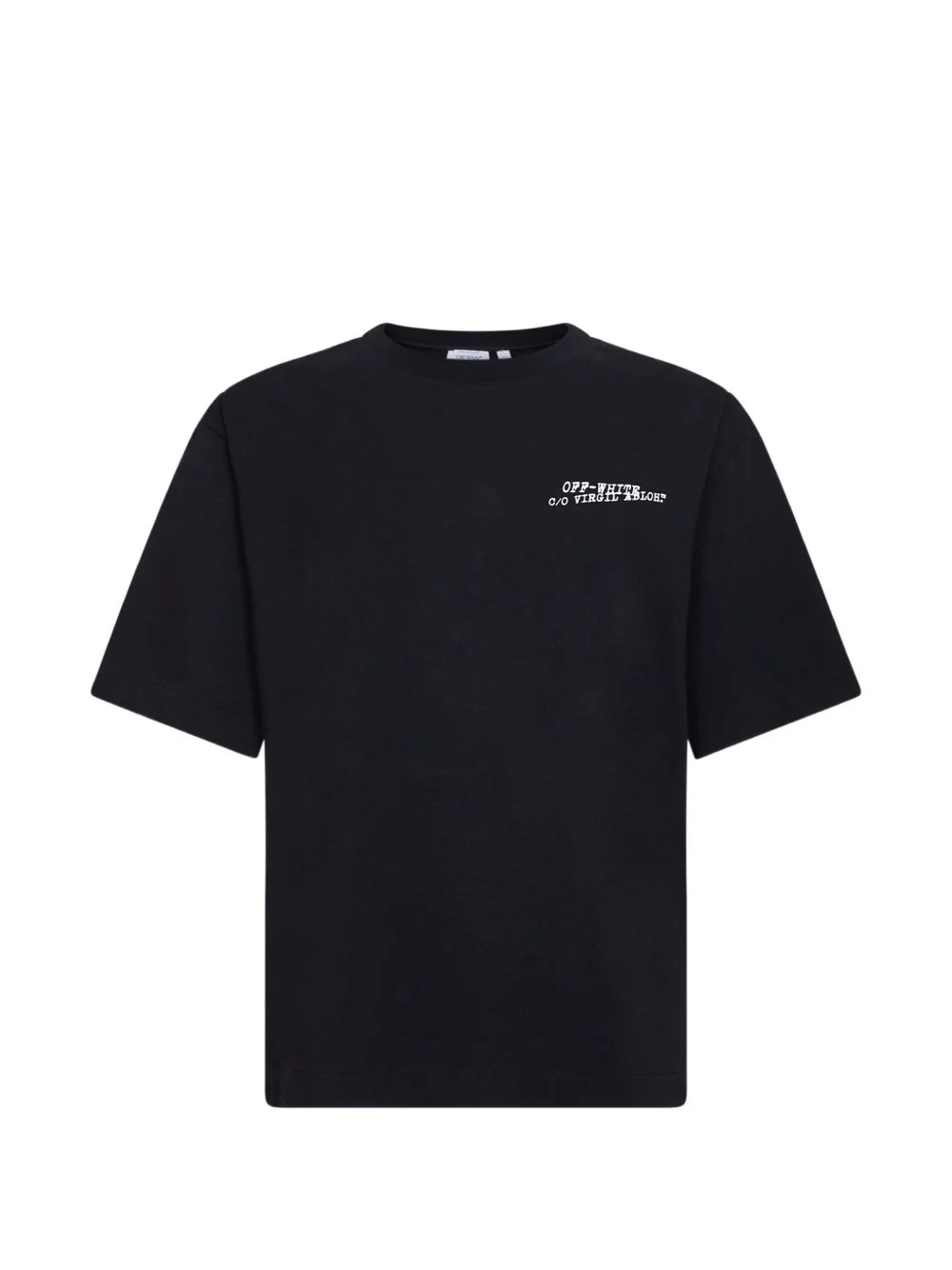 lettering arrow artwork T-shirt - 1