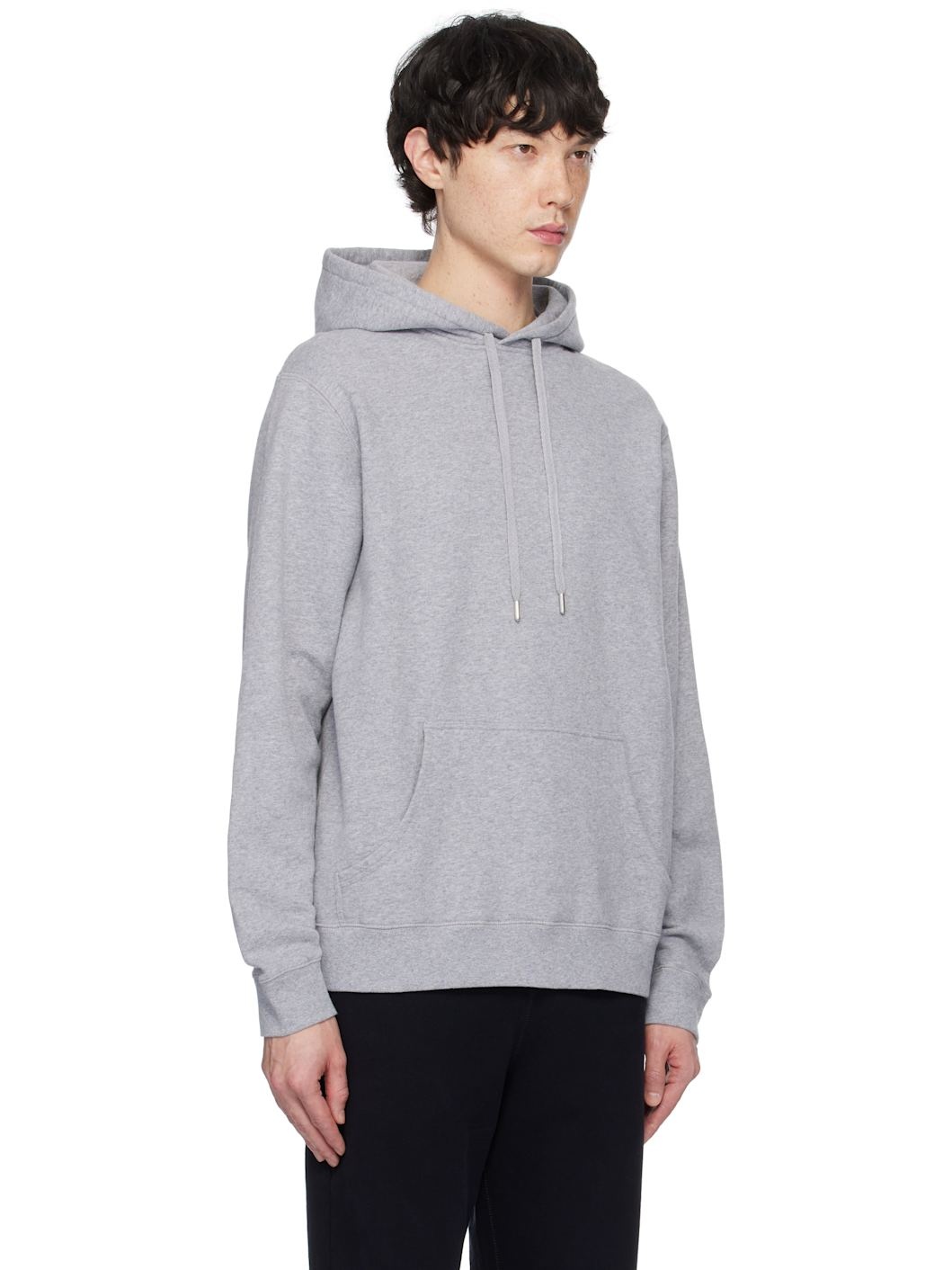Gray Loopback Hoodie - 2