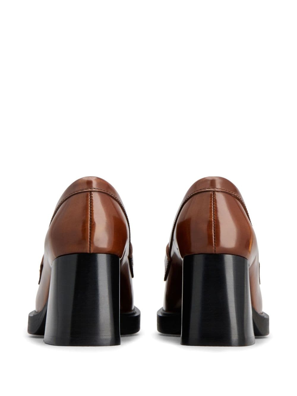 Gomma 65mm logo-plaque pumps - 3