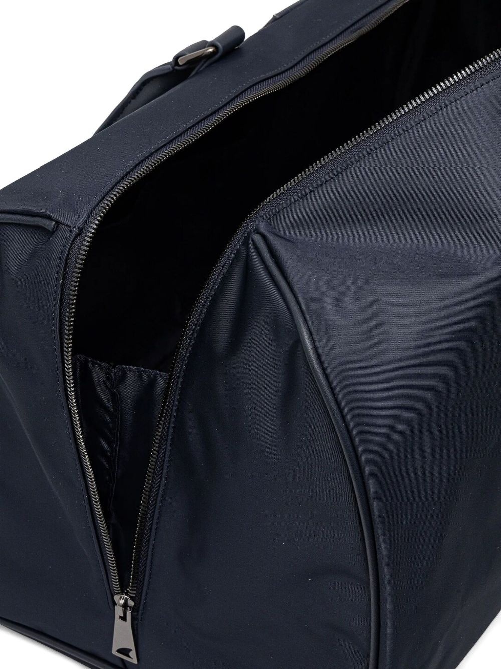 leather-trim duffle bag - 5
