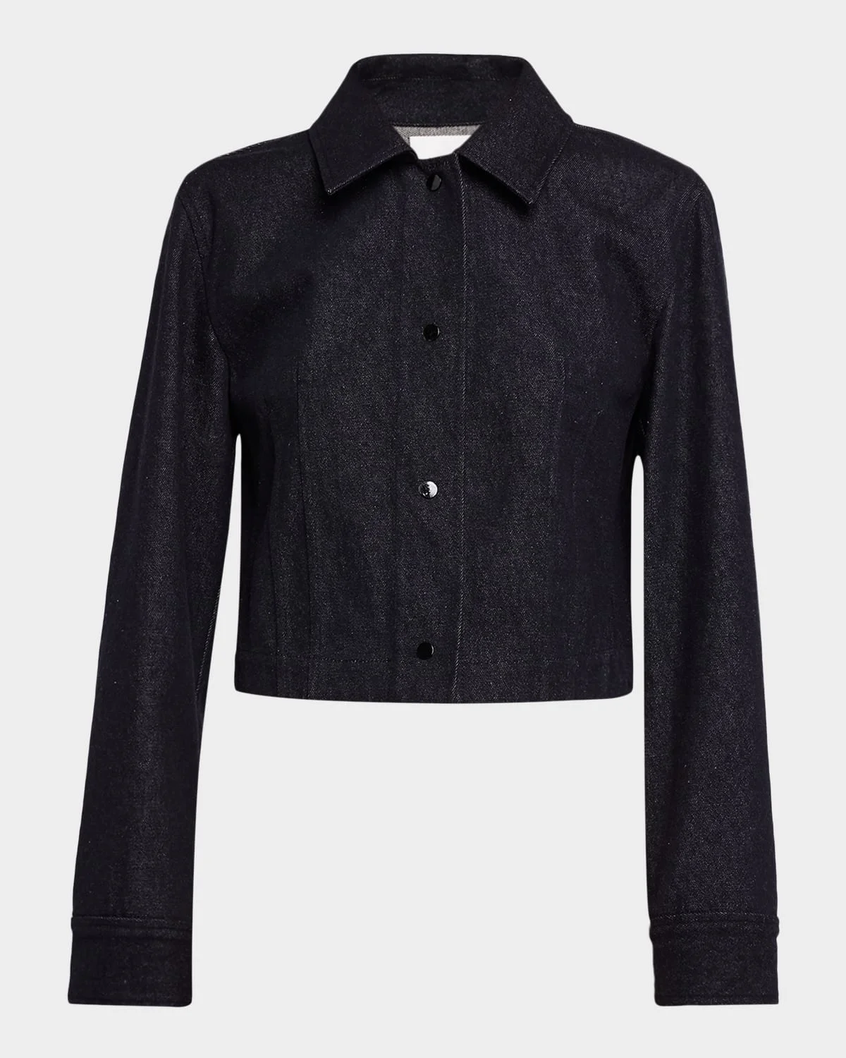 Cropped Shirt Jacket - 1