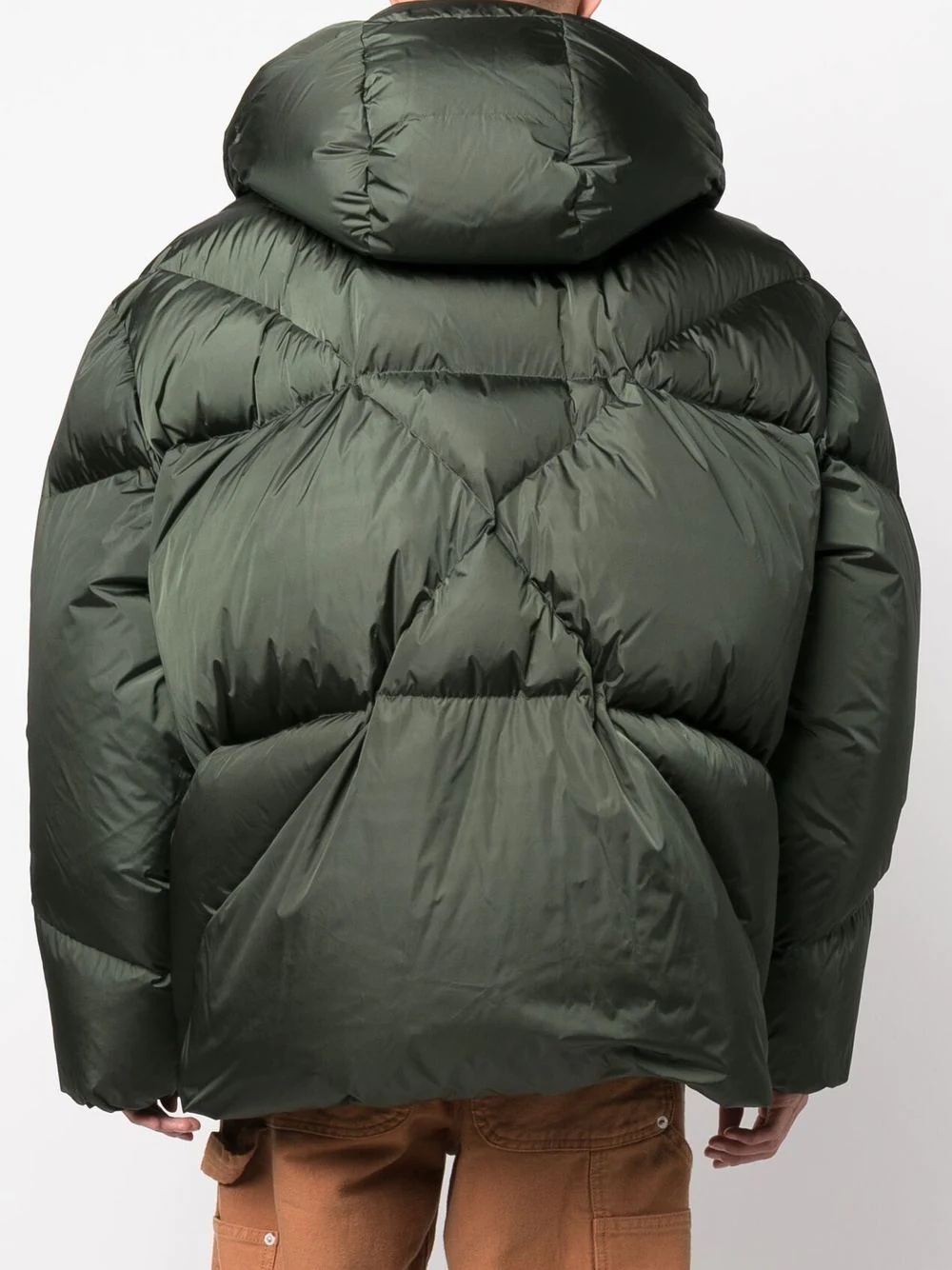 padded press-stud fastenign jacket - 6