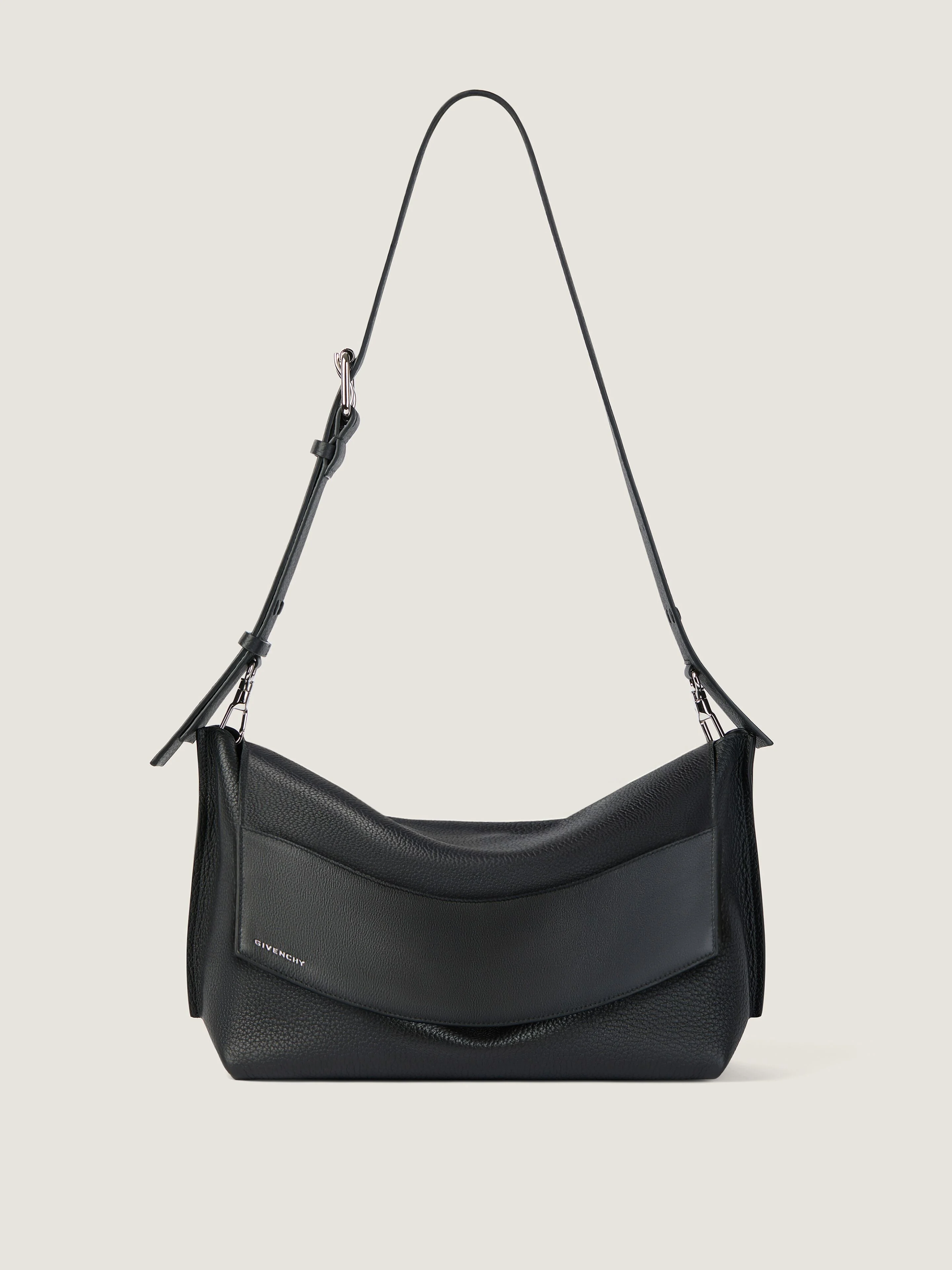 FOLD BAG IN GRAINED LEATHER - 1