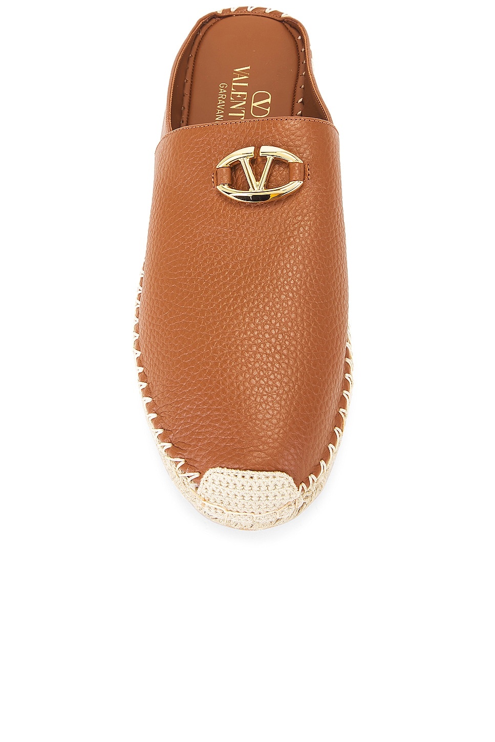 V Logo Moon Espadrille Mule - 4