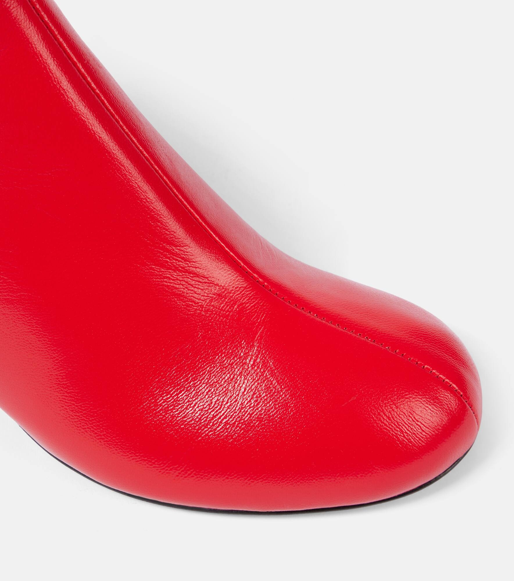 Tee leather ankle boots - 5