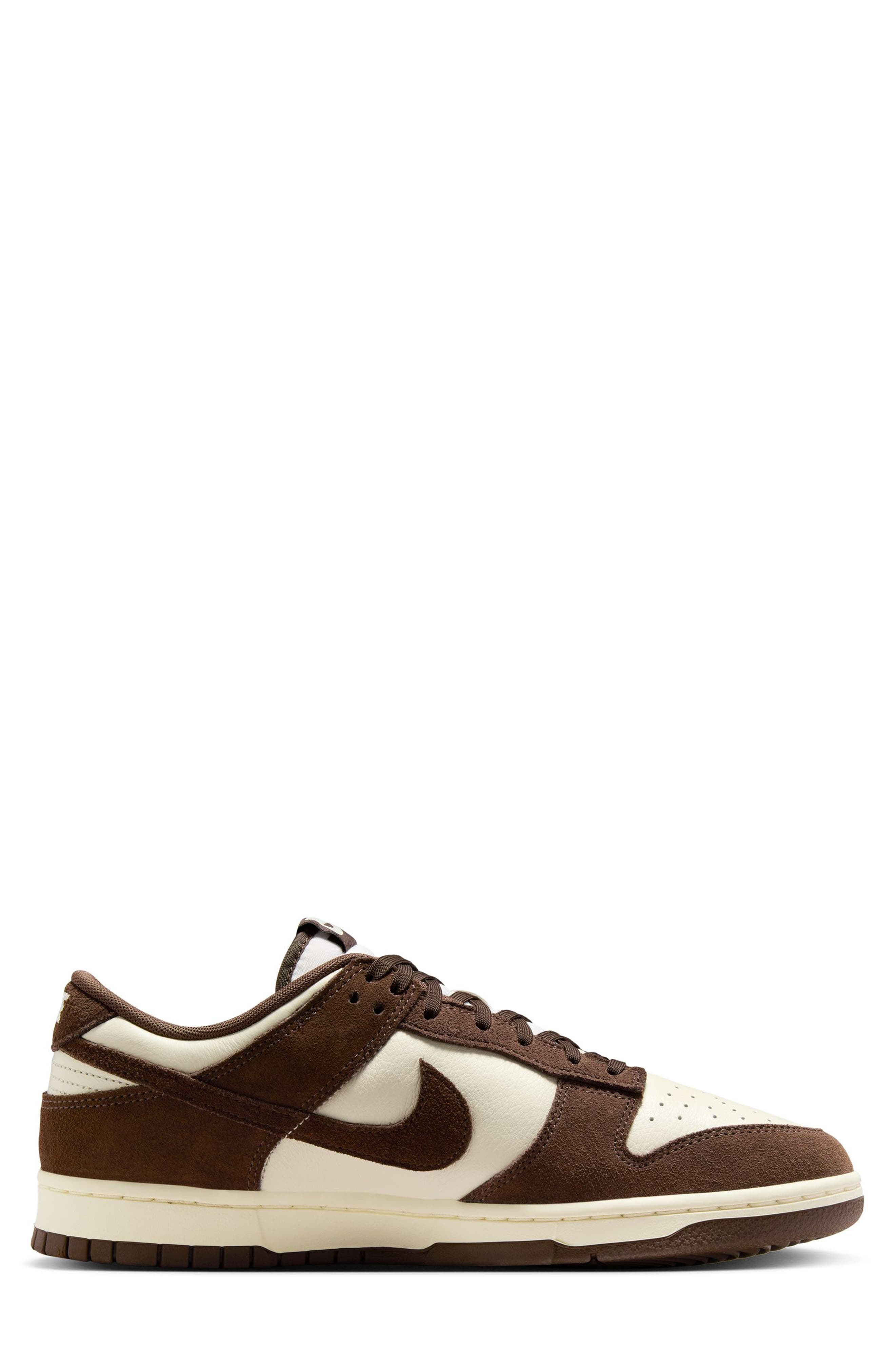 Nike Dunk Low SE Basketball Sneaker in Pale Ivory/Baroque Brown at Nordstrom - 6