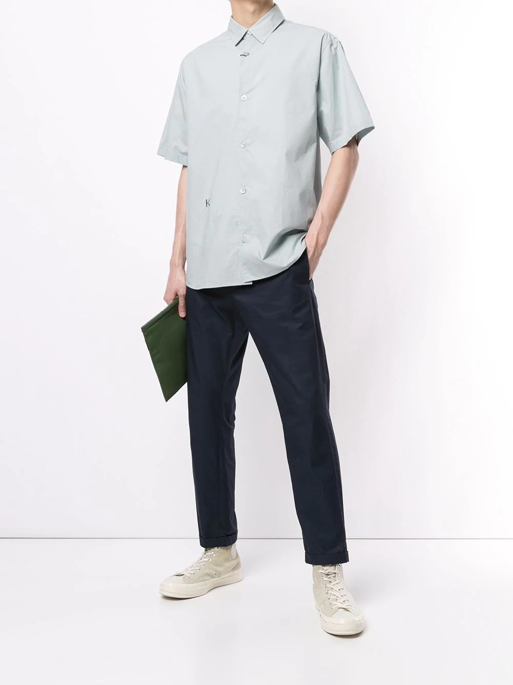 short-sleeved button-up shirt - 2