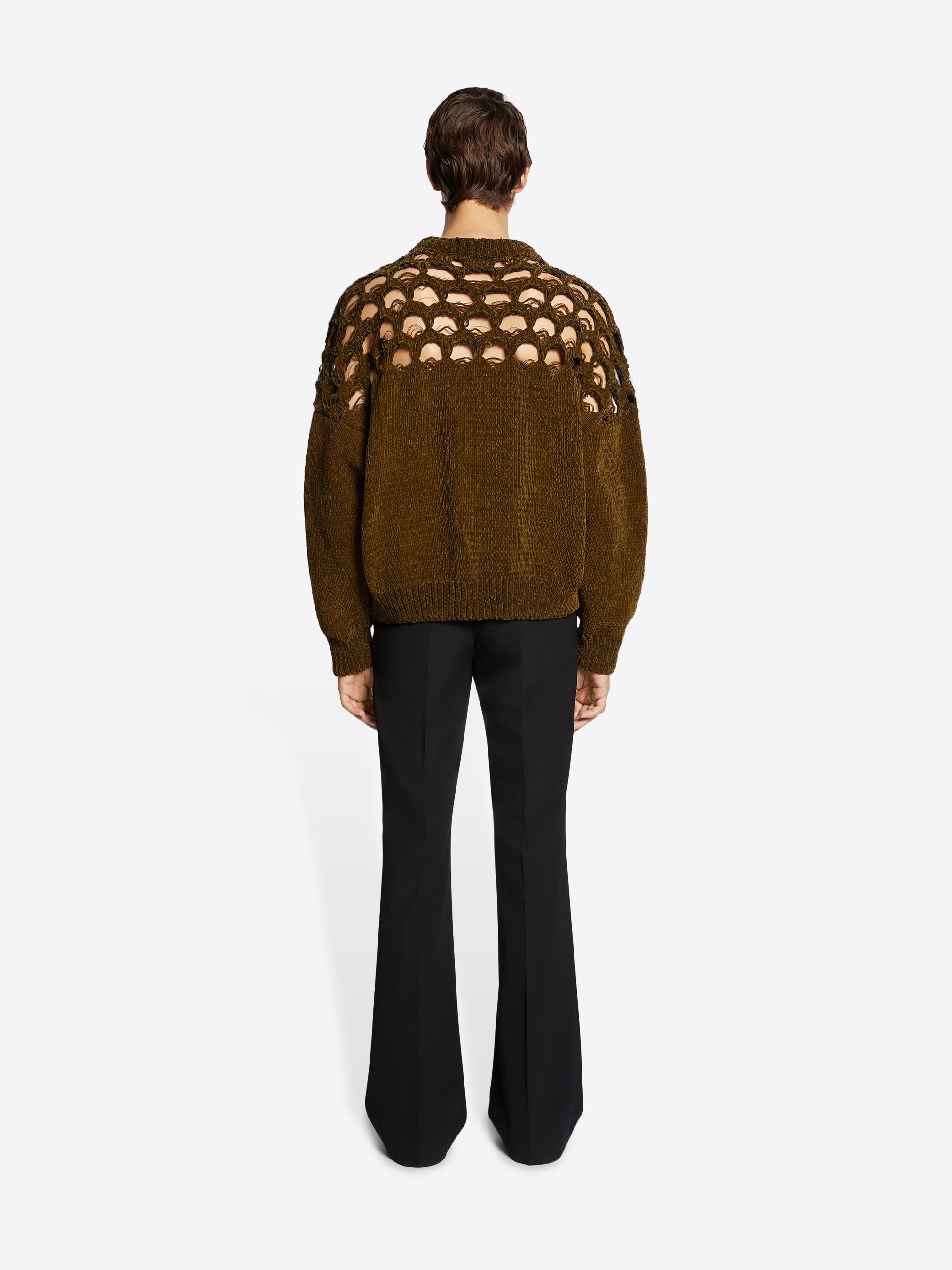 OPEN KNIT SWEATER - 4