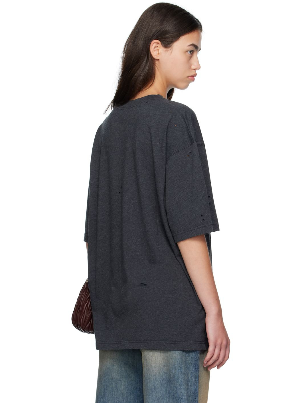 Black Logo Relaxed-Fit T-shirt - 3