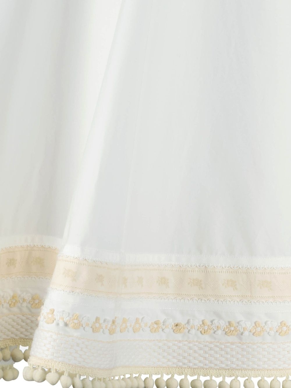embroidered a-line skirt - 4