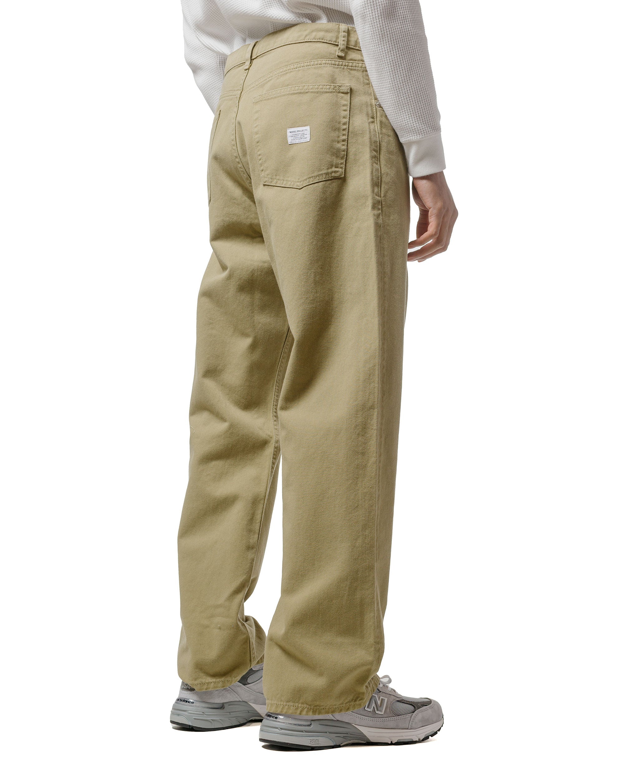 Mogens Relaxed 5 Pocket Heavy Twill Moss Green - 3