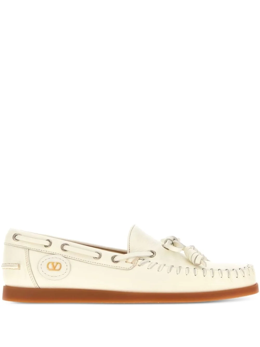 Palm Avenue buffalo leather boat shoes - 1