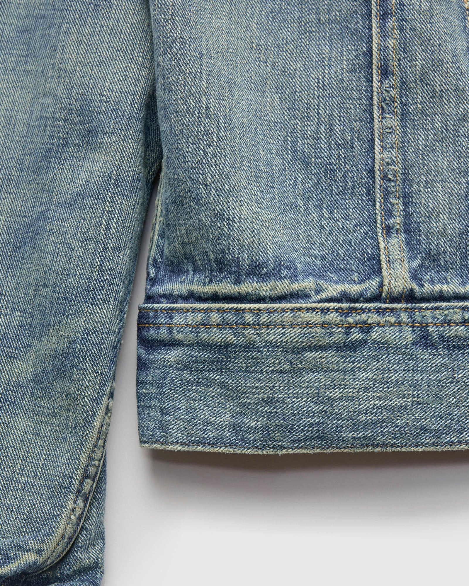 Lot 271 Denim Jacket in Washed Indigo - 8