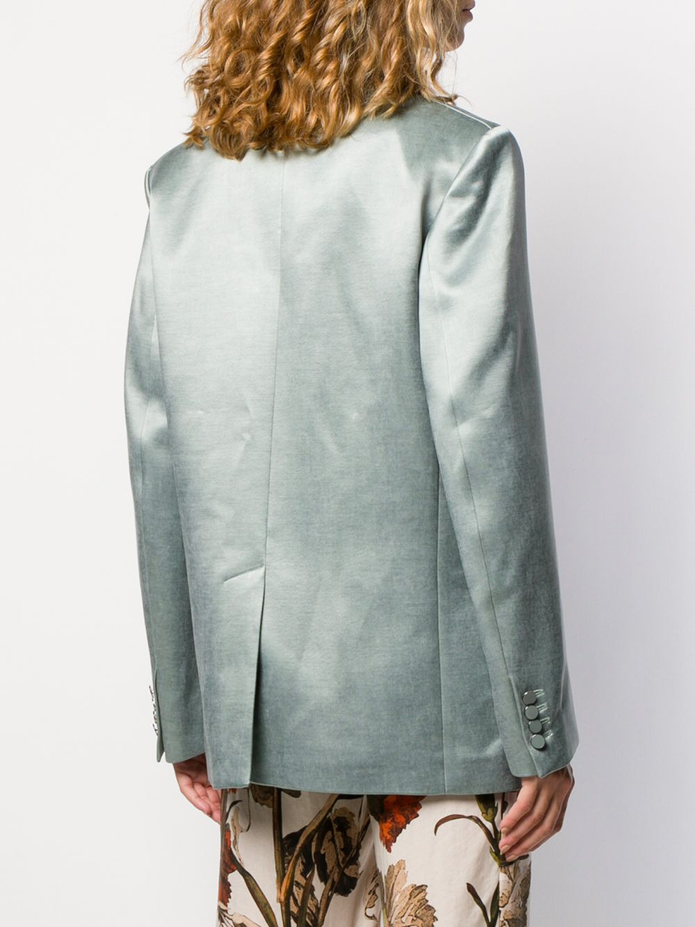 satin blazer - 4