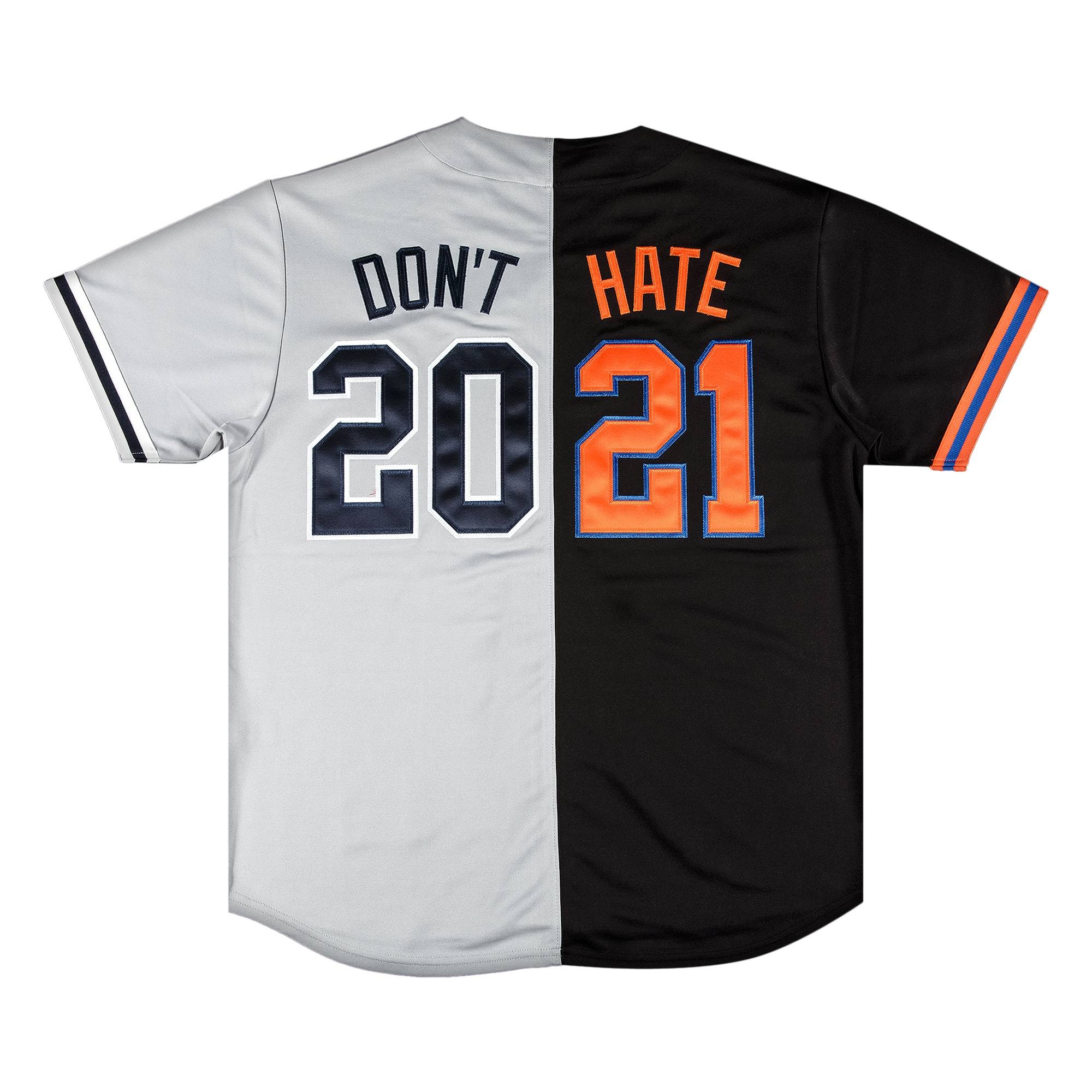 Supreme Don't Hate Baseball Jersey 'Black' - 2