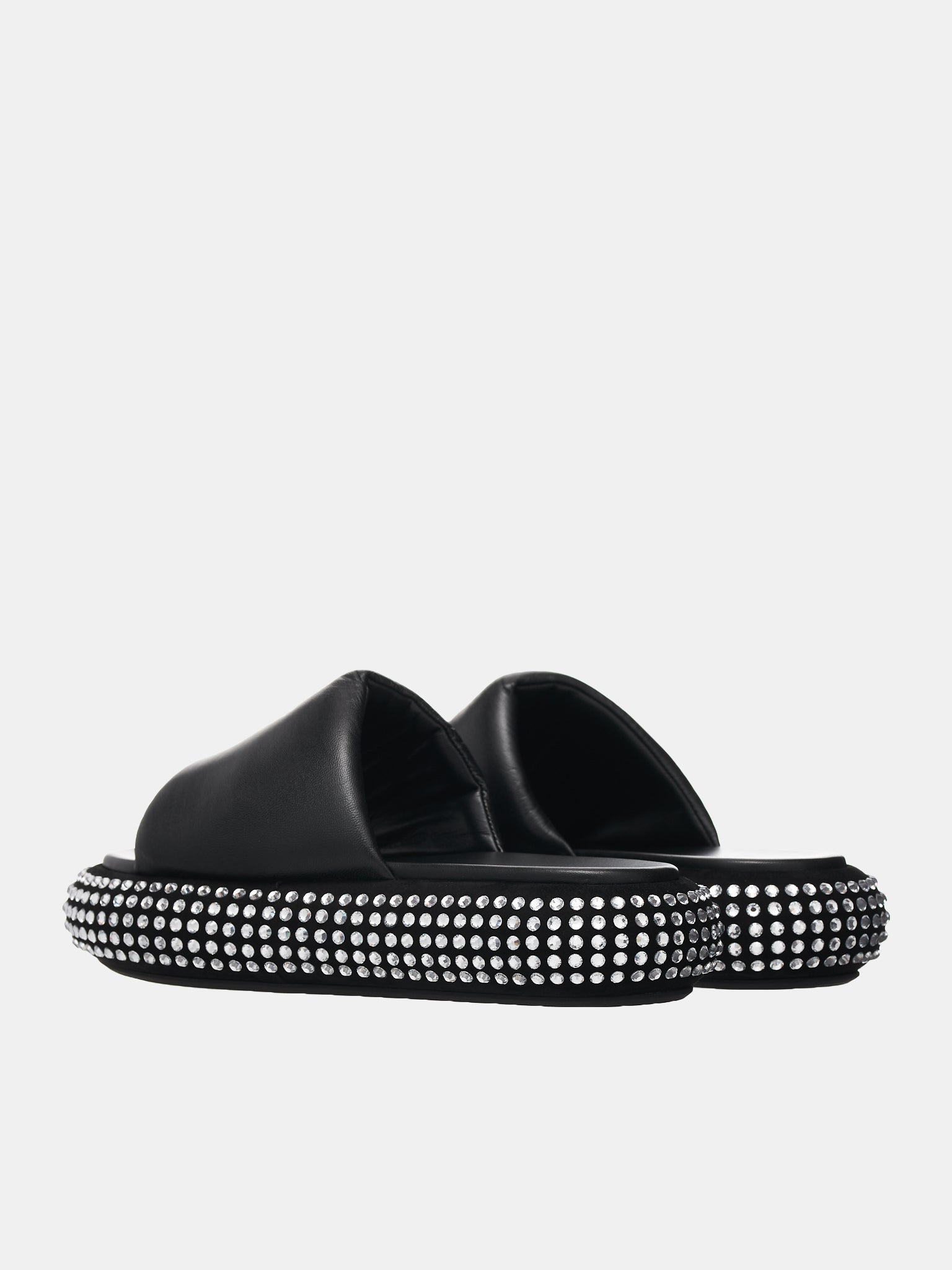 Crystal Bumper Platform Sandals - 5