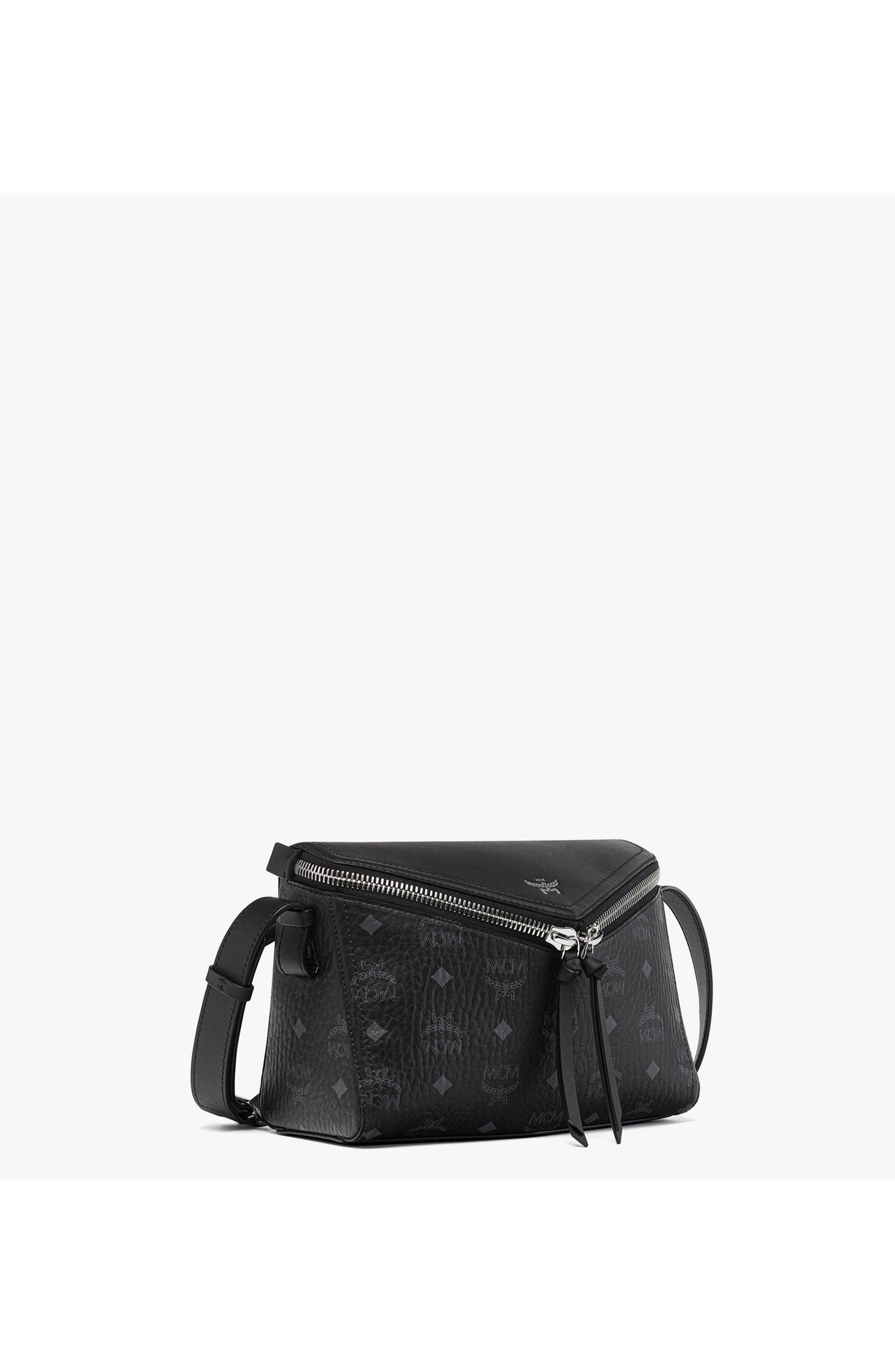MCM Diamant 3D Shoulder Bag in Visetos Leather Mix in Black at Nordstrom - 2