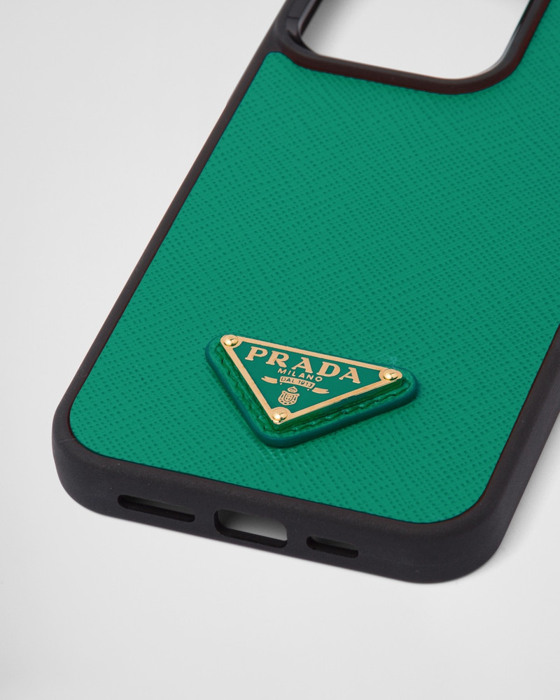 Prada Saffiano leather iPhone 13 Pro cover outlook