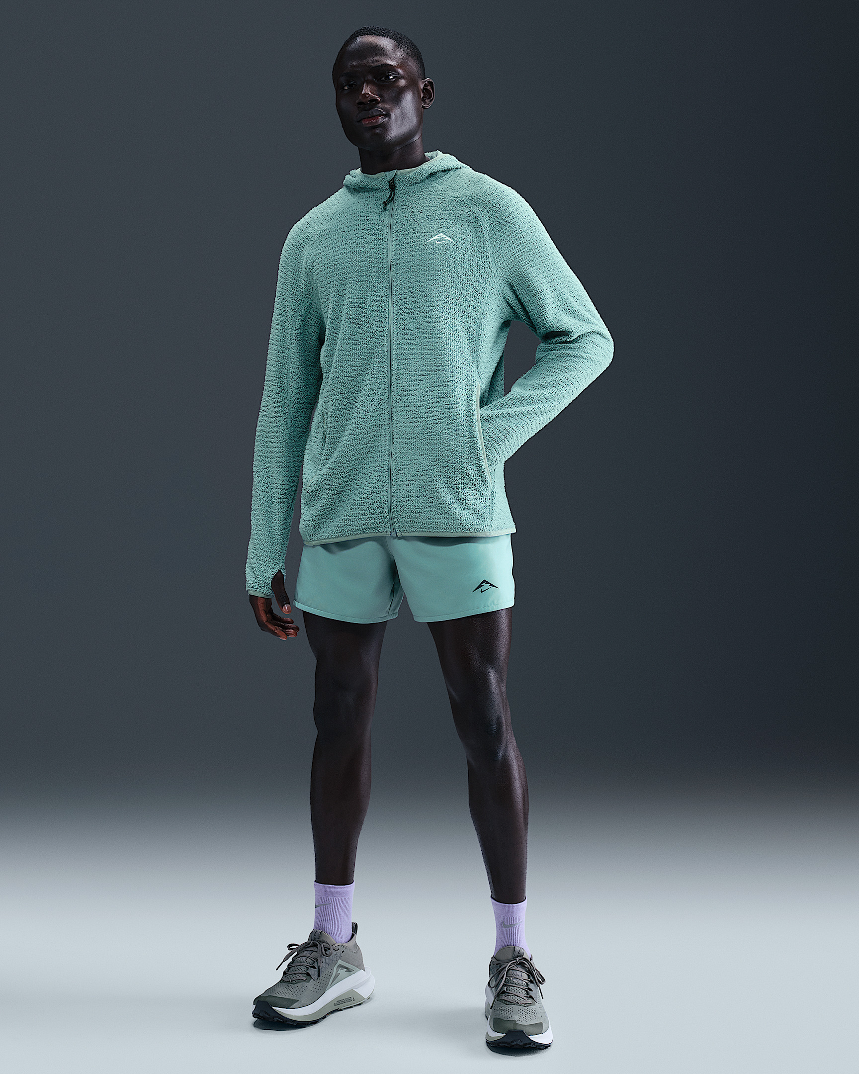 Nike Trail Men's Dri-FIT Fleece Running Jacket - 4