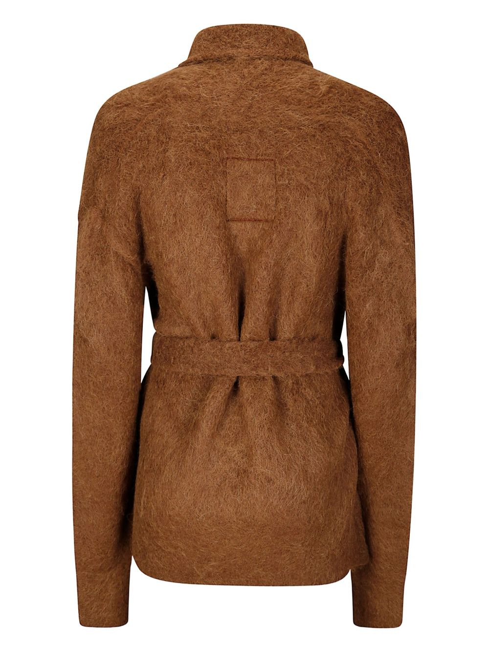 belted mohair cardigan - 2