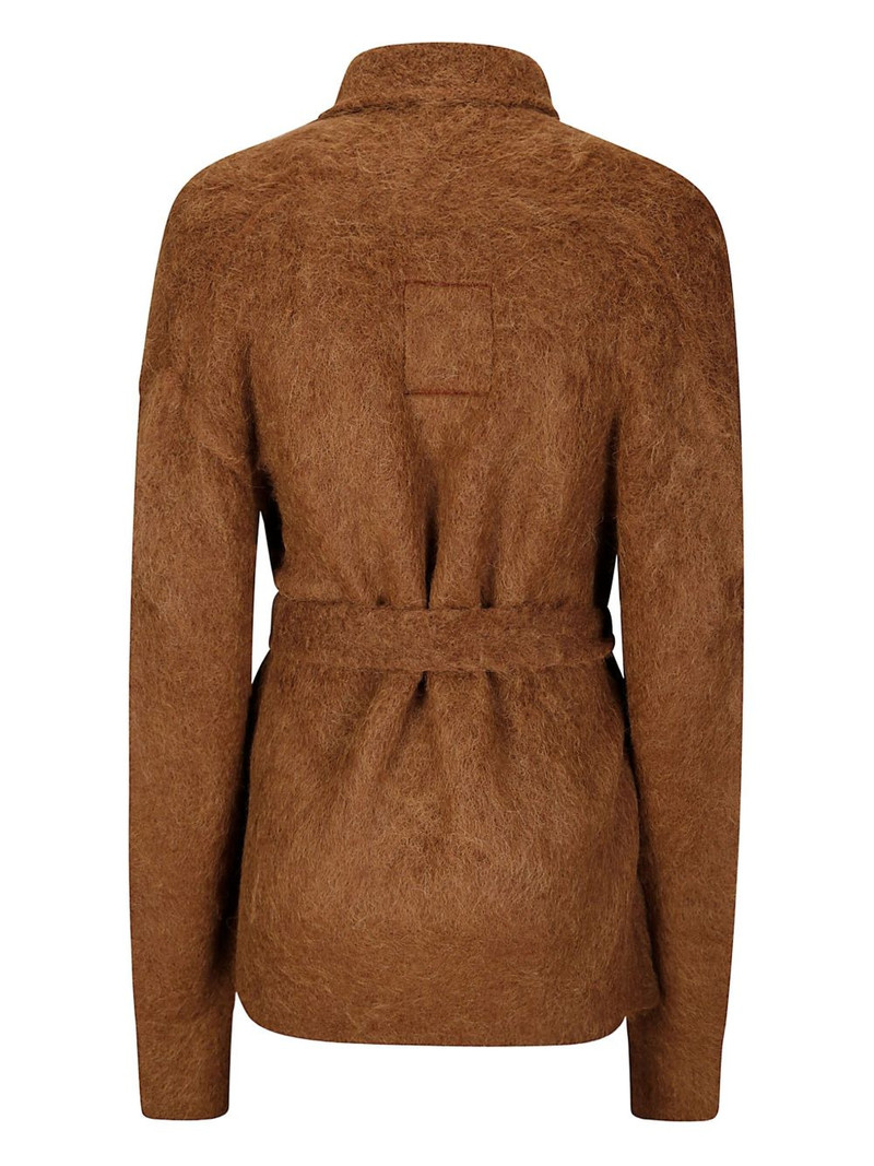 UMA WANG belted mohair cardigan outlook