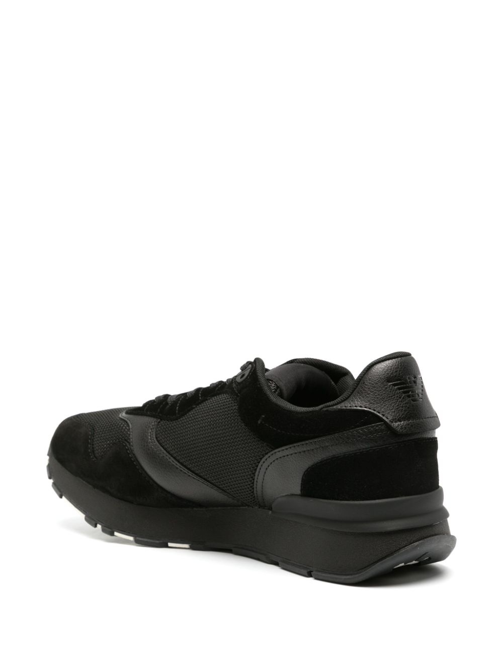 mesh-panel low-top sneakers - 3