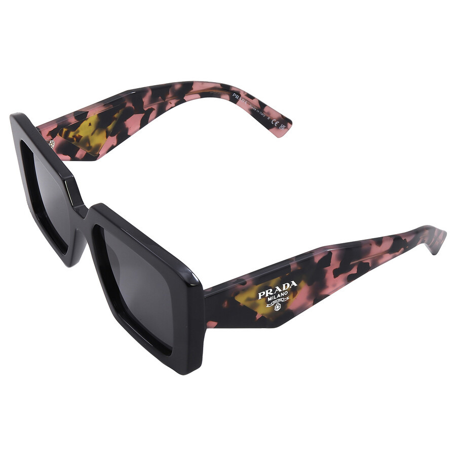 Prada Dark Gray Square Ladies Sunglasses PR 23YS 1AB5S0 51 - 5