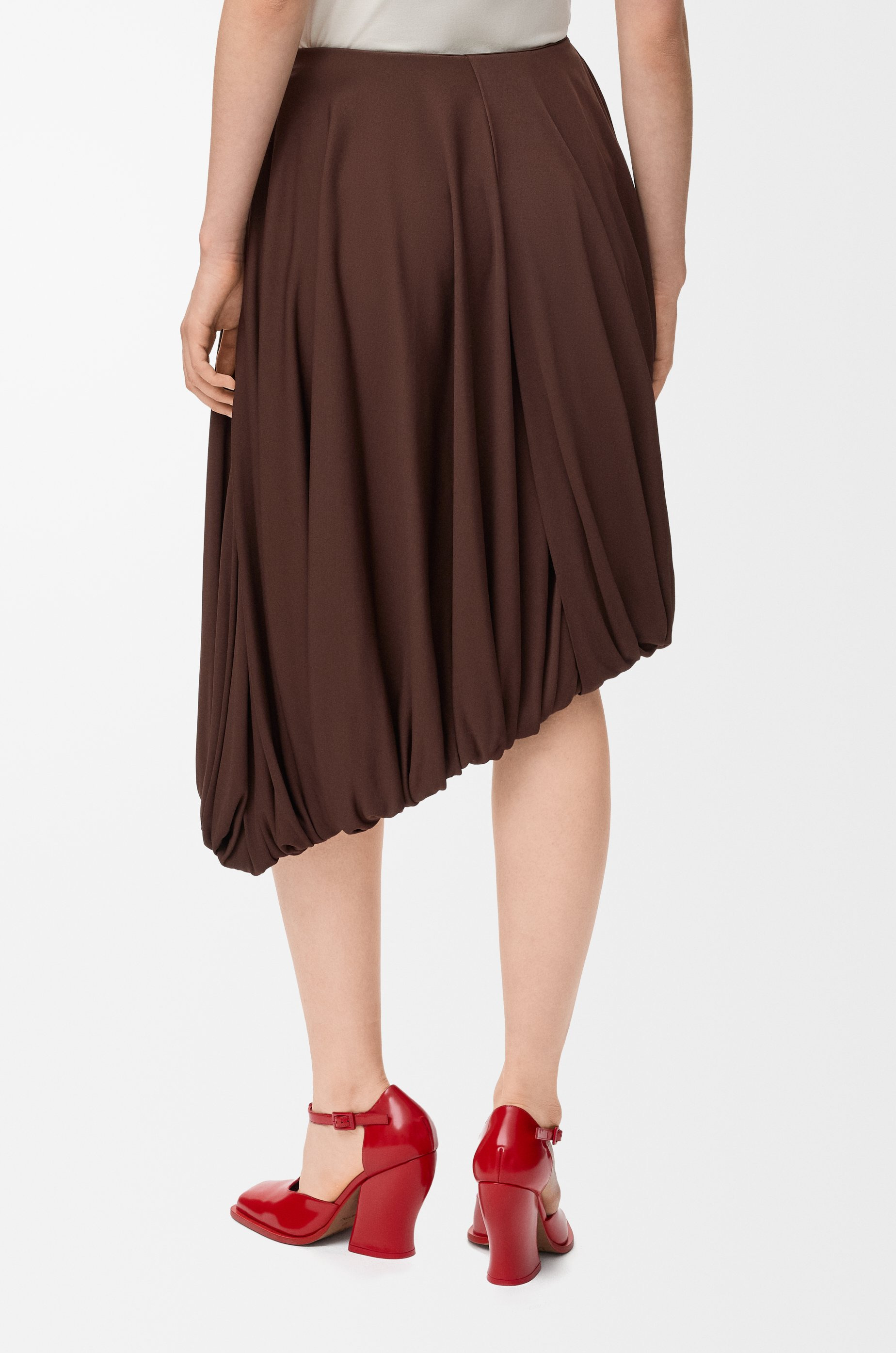 Draped skirt in viscose - 4