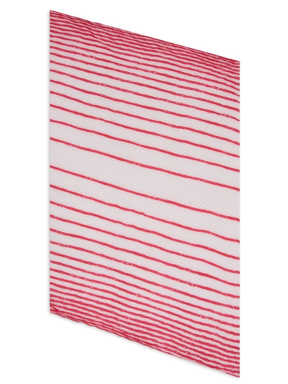 striped sheer-finish scarf - 1