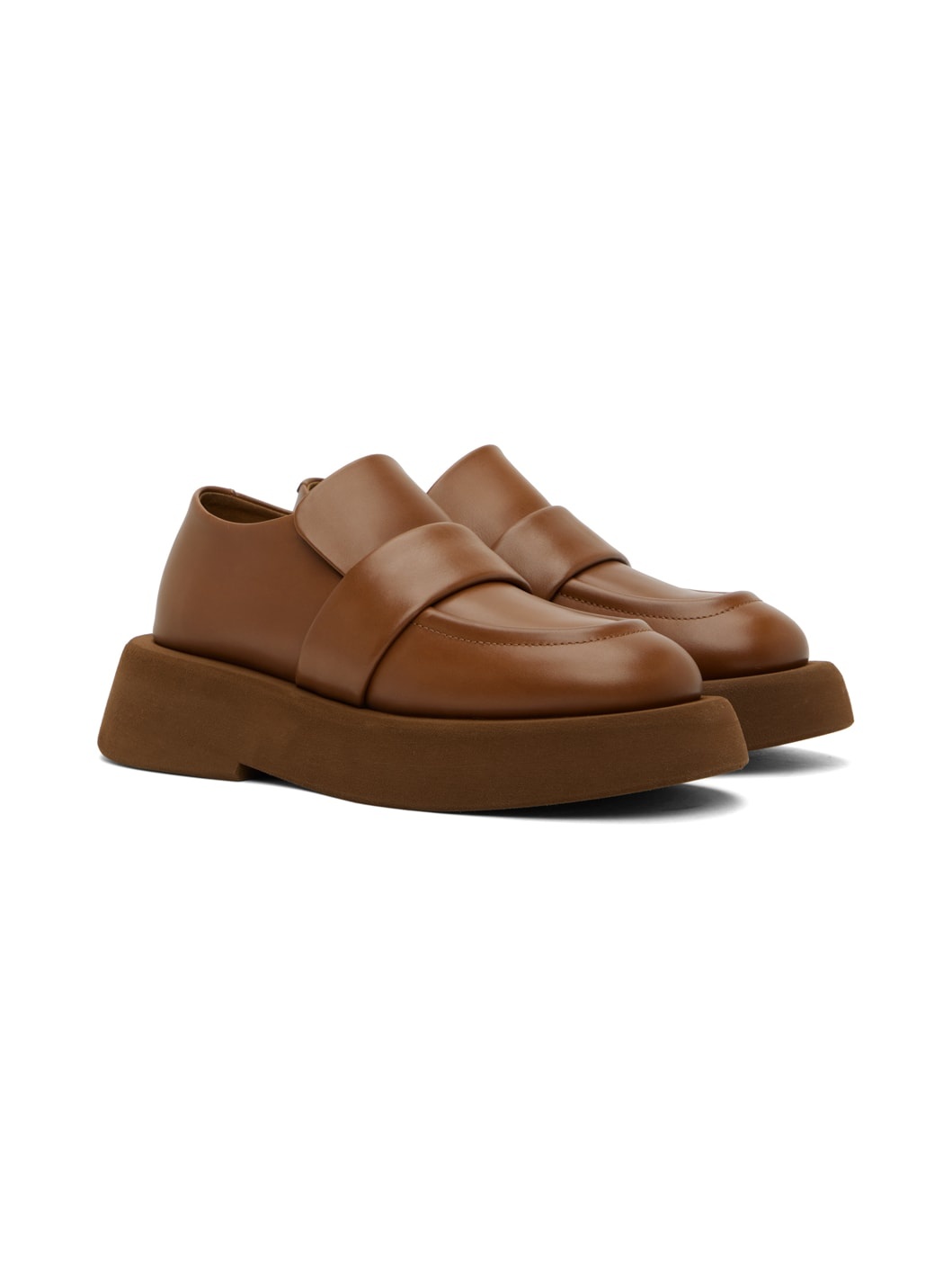 Tan Gomme Gommellone Loafers - 4