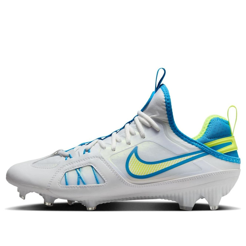 Nike Huarache 9 Varsity LAX SE 'White Volt Vivid Blue' FZ3620-100 - 1