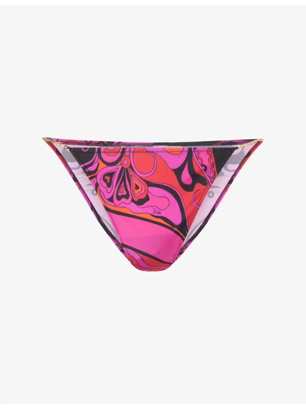 Orchidee Printed Bikini Bottoms - 1