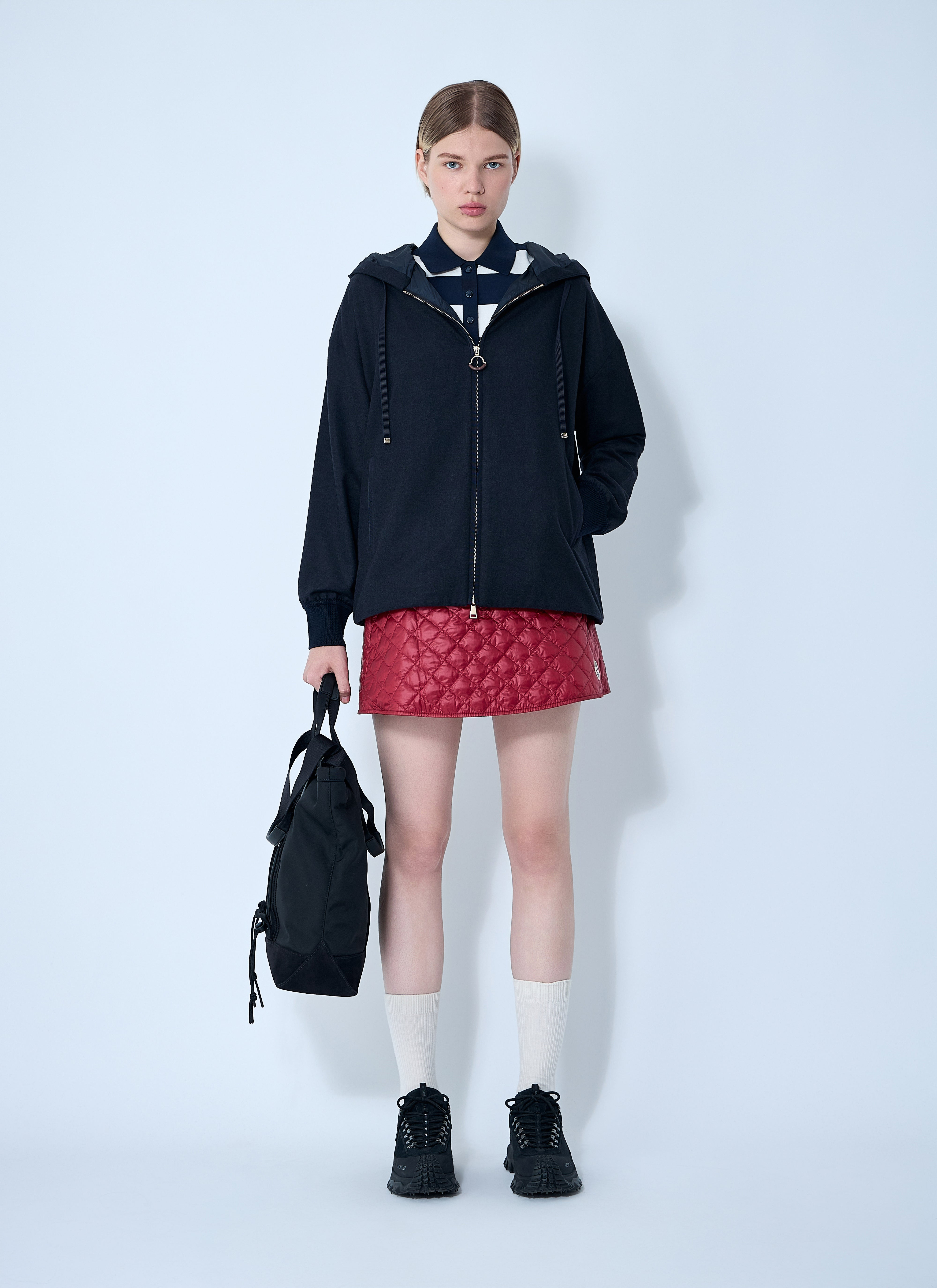 Moncler Women Wool-Blend Zip-Up Sweatshirt - 2